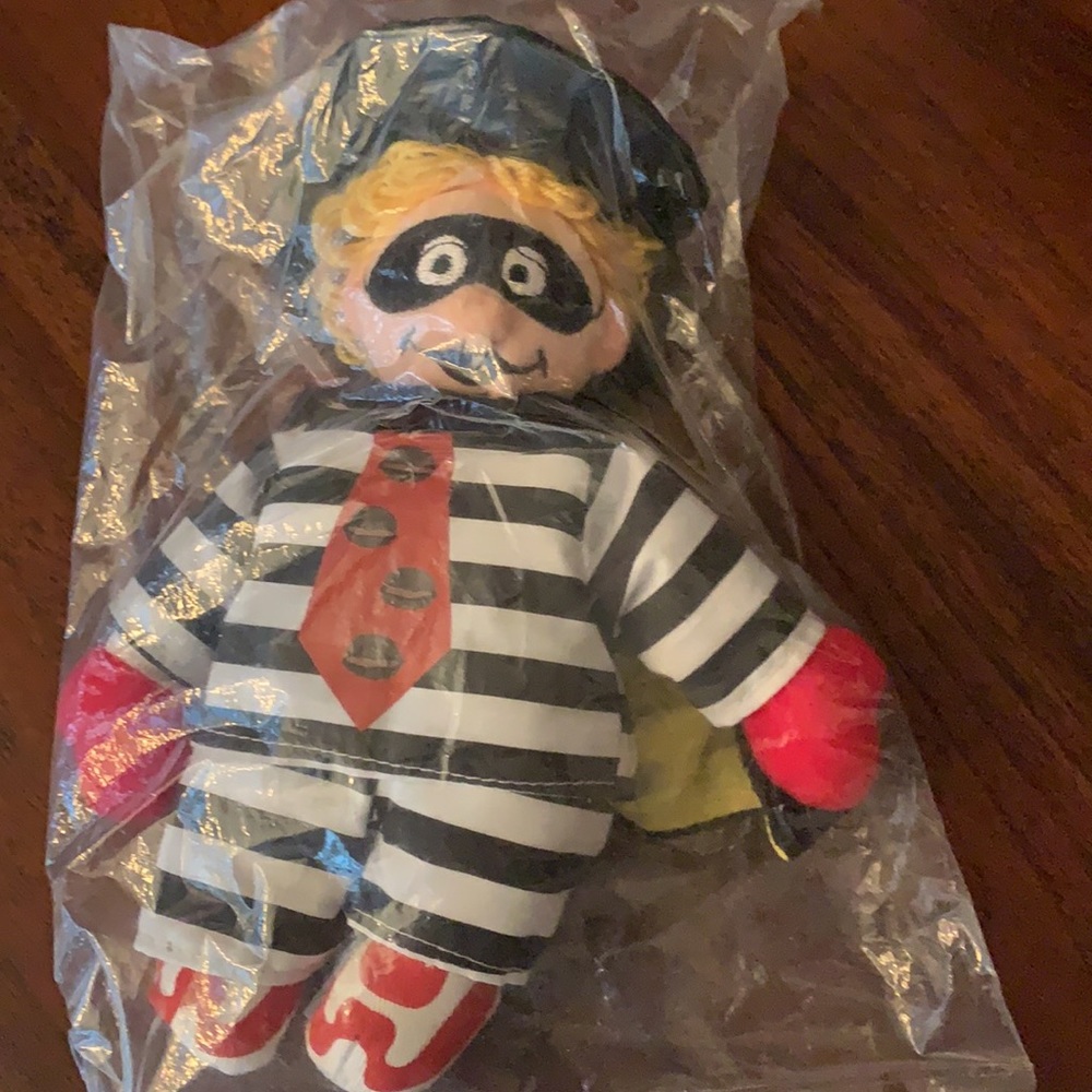 Vintage 1996 McDonald’s Hamburglar Plush Dolly